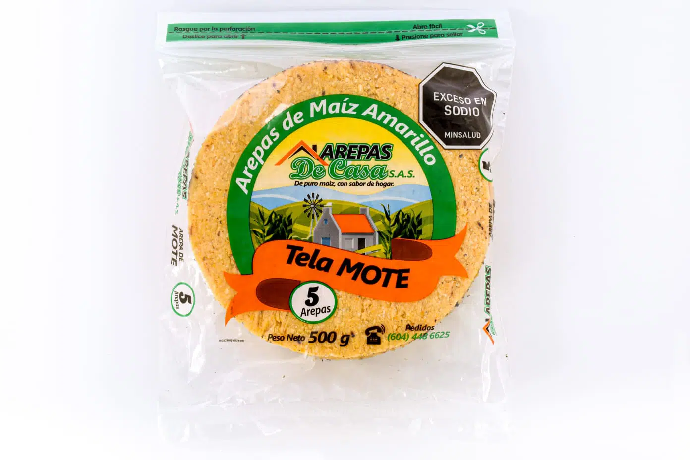 AREPAS DE CASA T MOTE X 5 UNDS