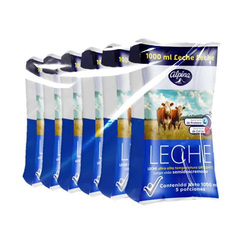 LECHE ALPINA ENTERA *1000ML *6U