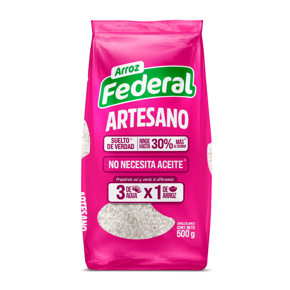 ARROZ FEDERAL ARTESANO *500G