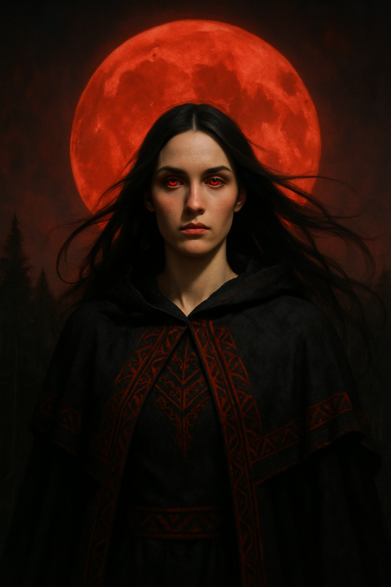 Portada de La Reina de la Luna de Sangre
