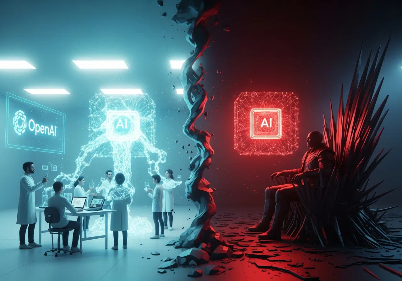 Choque de visiones para la IA: la colaboración de OpenAI contra el control personalista.